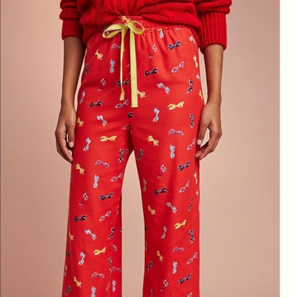NWT Anthropologie Festive Flannel Sleep Pants - Picture 5 of 5